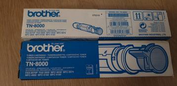 Brother toner cartridge TN-8000 Nieuw 2 stuks beschikbaar voor biedingen