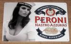 PERONI BIER : Metalen Bord Peroni Bier - Birra Superiore, Verzenden, Nieuw, Reclamebord, Plaat of Schild, Overige merken