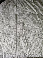 persoonsdekbed overtrek kleur wit of beige 140x 200 m, Ophalen of Verzenden, Gebruikt, Wit