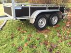 Dubbelassige aanhangwagen van 750 kg in zeer goede staat, Ophalen of Verzenden, Zo goed als nieuw