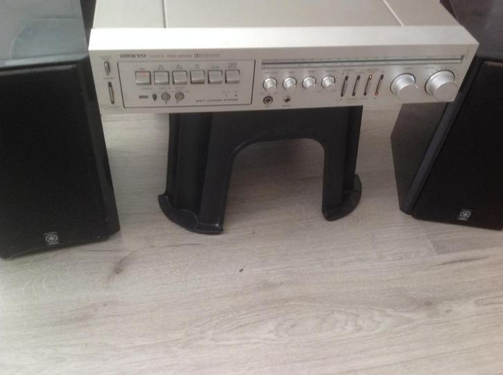 Audiocomponent =ONKYO CX-70 (1980),Yamaha NX-E 800, Audio, Tv en Foto, Stereoketens, Gebruikt, Cassettedeck, Overige merken, Losse componenten