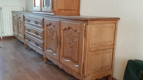 Antiek buffet, Huis en Inrichting, Kasten | Buffetkasten, Gebruikt, Minder dan 100 cm, 200 cm of meer, 25 tot 50 cm, Met lade(s)