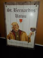 WATOU - St. Bernardus abdijbier reclame - karton - 42x30cm., Verzamelen, Biermerken, Ophalen of Verzenden, Zo goed als nieuw, Reclamebord, Plaat of Schild