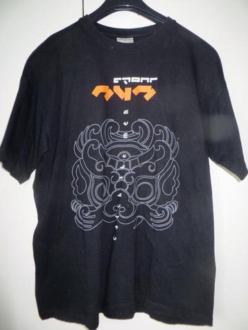 FRONT 242 - VINTAGE OFFICIAL T-SHIRT  CATCH THE MEN - LARGE, Front 242, Taille 52/54 (L), Porté, Noir