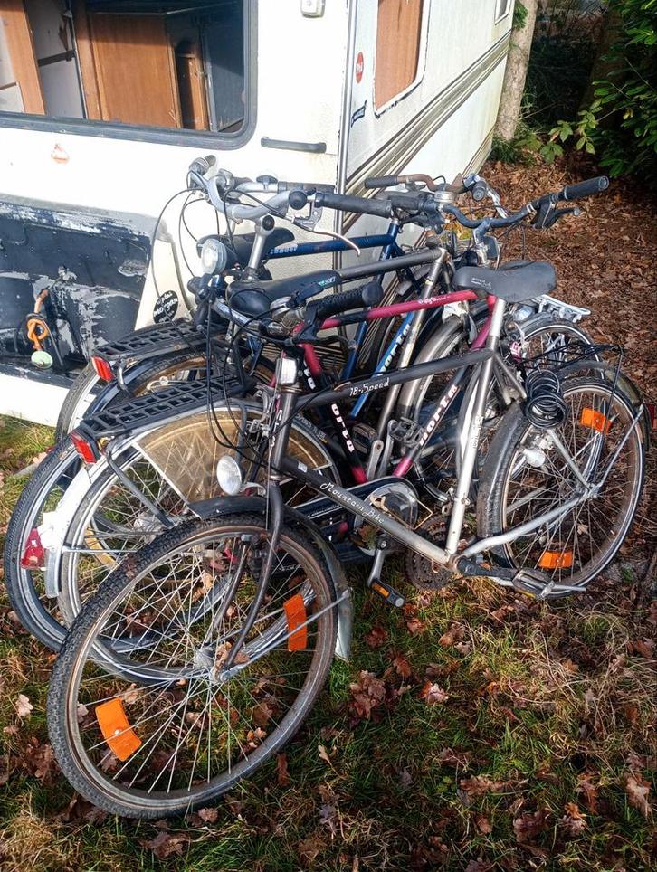 Lotje van 5 herenfietsen, Fietsen en Brommers, Fietsen | Heren | Herenfietsen, Gebruikt, Gazelle, Ophalen