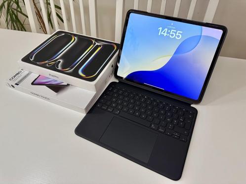 iPad Pro 13" (M4 - 2024) + Logitech Combo Touch AZE-toetsen, Computers en Software, Apple iPads, Nieuw, Apple iPad Pro, Wi-Fi