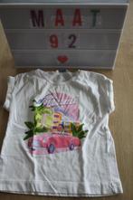 Kinderkleding MEISJE - t-shirts - KORTE MOUW - MAAT 92, Meisje, Gebruikt, Ophalen of Verzenden