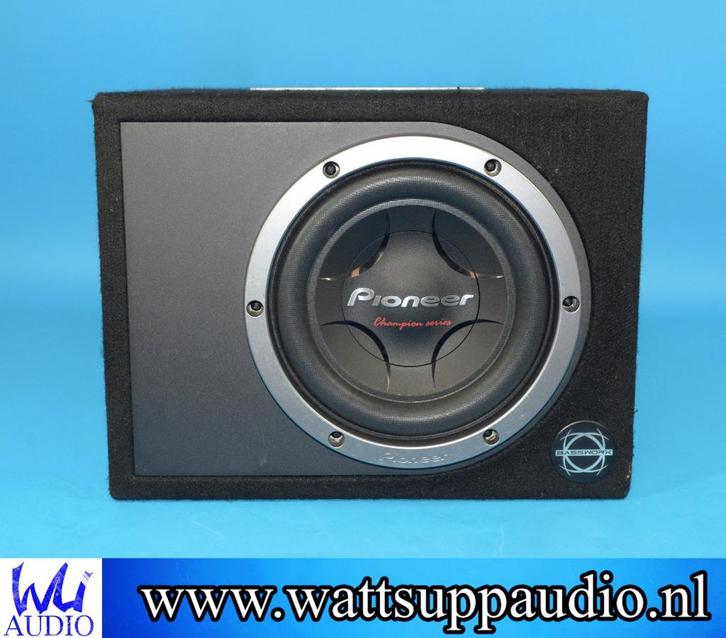 Pioneer TS-W257D2 Champion 10 inch subwoofer + ported box, Auto diversen, Autospeakers, Gebruikt, Verzenden