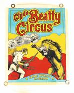 Clyde Beatty Circus Poster ca. 1940-1950, Verzamelen, Posters, Ophalen, Reclame