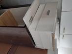 Bed +2 nachtafels GRATIS, Huis en Inrichting, Slaapkamer | Bedden, Ophalen, Gebruikt, Wit, 140 cm