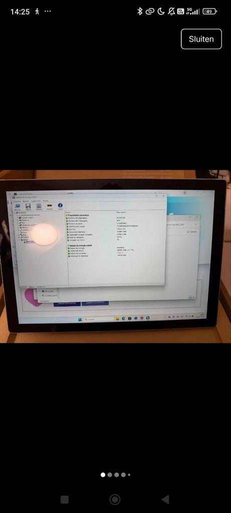 Microsoft Surface Pro 5, Computers en Software, Windows Laptops, Zo goed als nieuw, SSD, 8 GB, Met touchscreen, Ophalen
