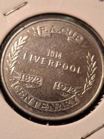 Penning FA CUP LIVERPOOL 1974 beschikbaar voor biedingen