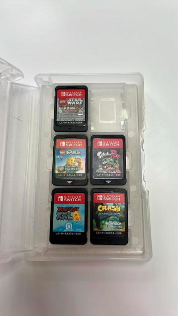5 Nintendo switch spelletjes  beschikbaar voor biedingen