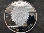 2018 Chad - Mandala Lion - 1 oz silver, Postzegels en Munten, Munten | Afrika, Ophalen of Verzenden, Overige landen, Losse munt