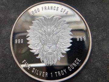 2018 Chad - Mandala Lion - 1 oz silver beschikbaar voor biedingen