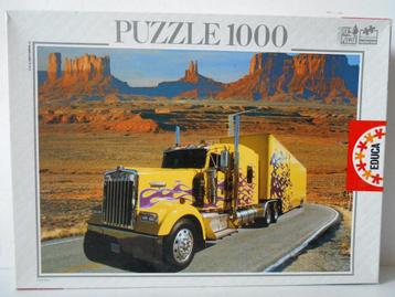 Puzzel - Monstertruck in Monument Valley - 1000 stuks  beschikbaar voor biedingen