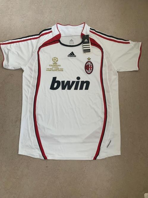 AC Milan Champions League Finale 2007 Shirt – Nieuw met labe, Kleding | Heren, Sportkleding, Nieuw, Algemeen, Maat 52/54 (L), Wit