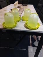 4 drinkbakken als nieuw zie foto, Dieren en Toebehoren, Pluimvee | Toebehoren, Ophalen, Zo goed als nieuw, Drinken en Voederen