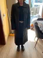 Leren mantel, Kleding | Dames, Ophalen of Verzenden, Zo goed als nieuw, Maat 38/40 (M), Zwart