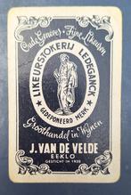 Carte à jouer Eeklo — Van de Velde Ledeganck, blue_79, Enlèvement ou Envoi, Utilisé, Carte(s) à jouer