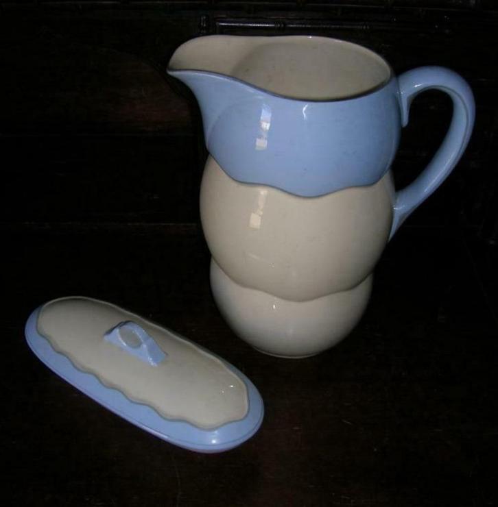 Boch La Louviere lampet-set (blauw / wit), Antiek en Kunst, Antiek | Keramiek en Aardewerk, Ophalen