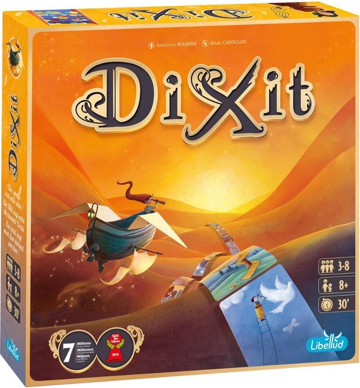 Dixit, Hobby en Vrije tijd, Gezelschapsspellen | Bordspellen, Zo goed als nieuw, Ophalen of Verzenden