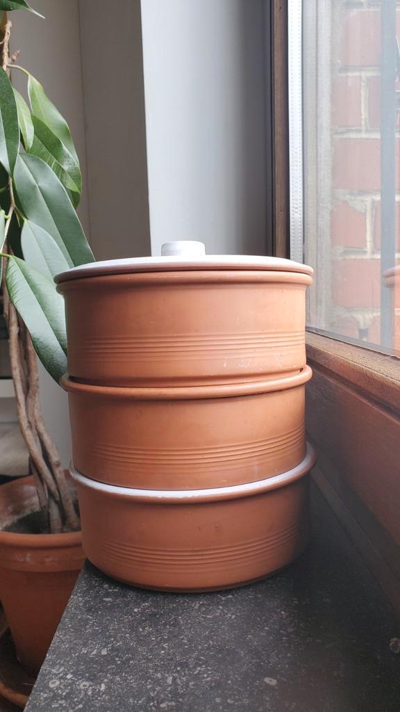 Germoir en céramique pour graines à germer, Tuin en Terras, Bloempotten, Zo goed als nieuw, Binnen, Balkon, Tuin, Ophalen