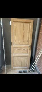 Porte intérieure en bois massif, Bricolage & Construction, Châssis & Portes coulissantes, 75 à 150 cm, Enlèvement, Utilisé, Autres types