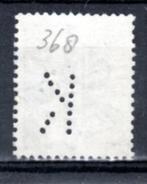 NEDERLAND : 1962 : Perfin &@  K  @& on Y.761A ( 10 c. )., Enlèvement ou Envoi, Après 1940, Affranchi