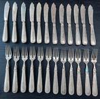 Set van 24 antiek sterling zilveren bestek, Antiek en Kunst, Ophalen of Verzenden, Zilver