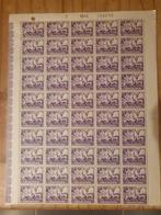 Planche de 50 timbres Belgique 1944 comme neuf, Timbres & Monnaies, Timbres | Albums complets & Collections, Enlèvement