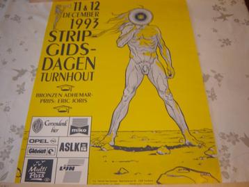Affiche Stripgidsdagen Turnhout 1993. beschikbaar voor biedingen