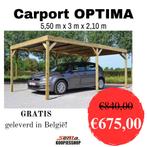 Nieuwe carports & paviljoenen GRATIS thuis geleverd in Belgi, Tuin en Terras, Overkappingen, Nieuw, Ophalen of Verzenden, Carport