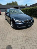 BMW E60 | 2.5 BENZINE | 2007 | 081 000 KM | AUTOMAAT, Auto's, Automaat, 4 deurs, Beige, Blauw