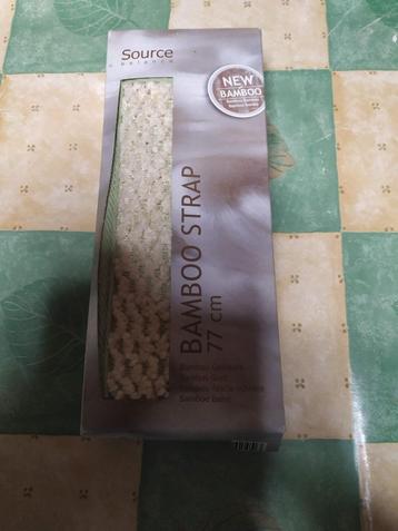 bamboe  scrub spons massage band 77cm nieuw  beschikbaar voor biedingen