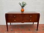 Vintage klein dressoir/tv-meubel, Ophalen, Gebruikt, Glas