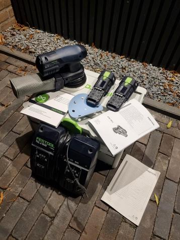 Schuurmacine Festool Rotex ETSC125li NIEUW 2xaccu in systain beschikbaar voor biedingen