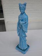 blauw chinees beeld, Ophalen