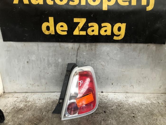 Achterlicht rechts van een Fiat 500, Auto-onderdelen, Verlichting, Fiat, Gebruikt, 3 maanden garantie, Ophalen of Verzenden