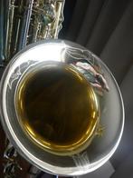 Bass saxofoon in elk saxensemble, Muziek en Instrumenten, Ophalen, Zo goed als nieuw, Overige typen, Met koffer