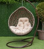 Hangstoel met kussens – helemaal nieuw, Tuin en Terras, Tuinstoelen, Ophalen of Verzenden, Zo goed als nieuw