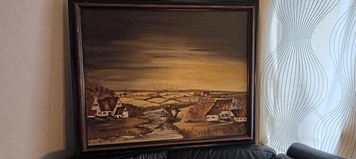 Winterlandschap, Antiek en Kunst, Kunst | Schilderijen | Klassiek, Ophalen