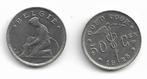 Belgique : 50 centimes 1923 VL en FDC ! ! ! ! -estampillé br, Envoi, Monnaie en vrac