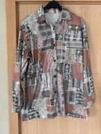 Oversized hemd RS maat M (nr4268), Kleding | Dames, Blouses en Tunieken, Ophalen of Verzenden, Gedragen, Maat 38/40 (M), Bruin