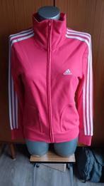 ADIDAS Classic 3 stripes trainingsvest rood - maat 38-40, Adidas, Nieuw, Rood, Ophalen