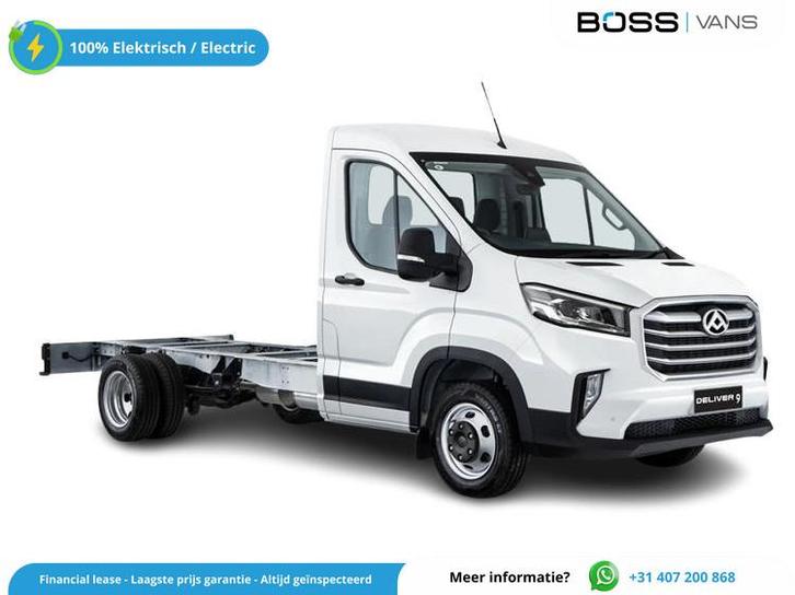 Maxus eDeliver 9 L4 65 kWh L4 Chassis Cabine 100% Elektrisch, Autos, Camionnettes & Utilitaires, Entreprise, Achat, ABS, Régulateur de distance
