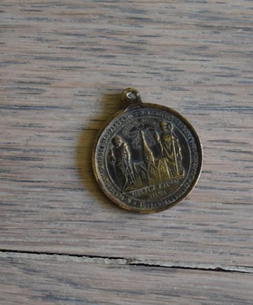 1843 1893 Tiegem Medaille penning, Postzegels en Munten, Penningen en Medailles, Overige materialen, Verzenden