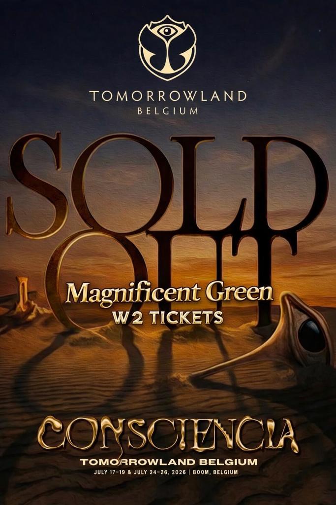 Tomorrowland W2 Magnificient Green - Personnalisation!!, Tickets & Billets, Événements & Festivals