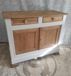 Buffet 2 portes 2 tiroirs relooké, Ophalen, 100 tot 150 cm, Zo goed als nieuw, Minder dan 100 cm