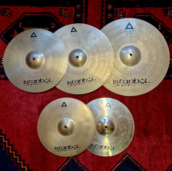 Pack de cymbales Istanbul Agop XIST, Musique & Instruments, Batteries & Percussions, Enlèvement ou Envoi